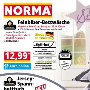 Bettwäsche bei Norma