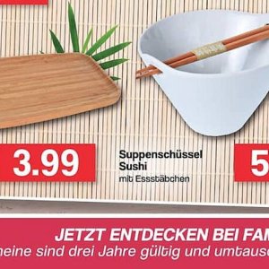 Sushi bei Famila Nord West
