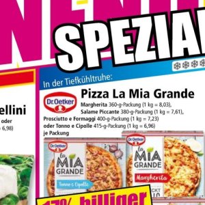 Pizza bei Norma