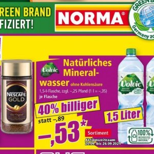 Mineralwasser bei Norma
