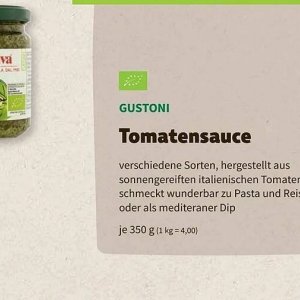 Tomatensauce bei BioMarkt