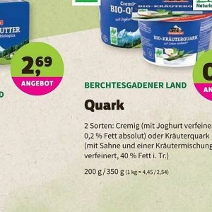Quark bei BioMarkt