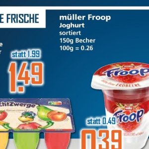 Joghurt danone  bei Klaas und Kock