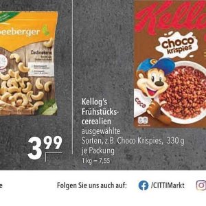 Cerealien bei Citti Markt