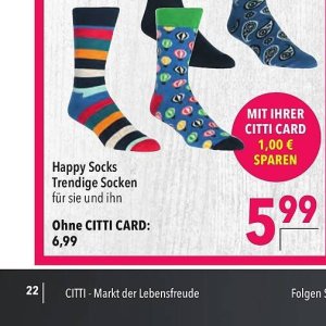  Happy Socks bei Citti Markt