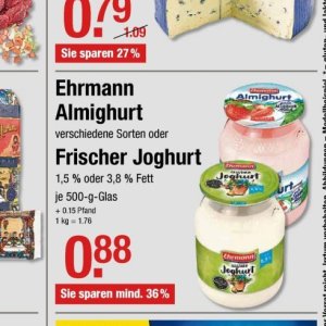 Joghurt ehrmann ehrmann bei V-Markt