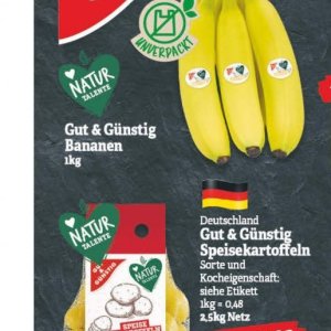 Bananen bei NP Discount
