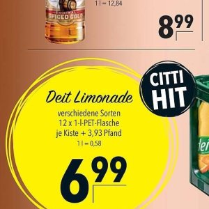 Limonade bei Citti Markt