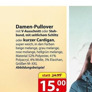 Cardigan bei Famila Nord Ost