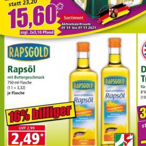 Rapsöl bei Norma