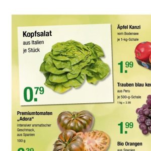 Kopfsalat bei V-Markt
