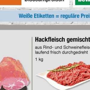 Hackfleisch bei V-Markt