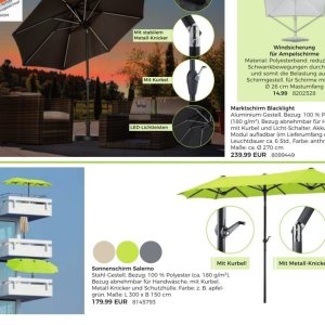 Sonnenschirm bei BBM Baumärkte
