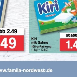 Sahne bei Famila Nord West