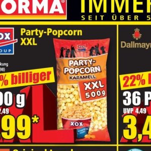Popcorn bei Norma
