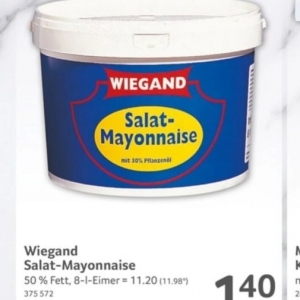 Mayonnaise bei Selgros