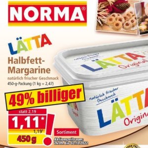 Margarine bei Norma