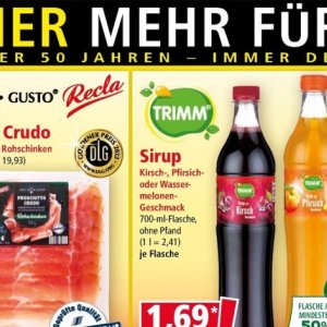 Sirup bei Norma