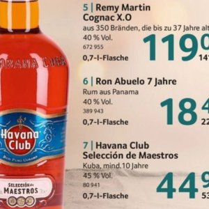 Rum havana club Havana Club bei Selgros