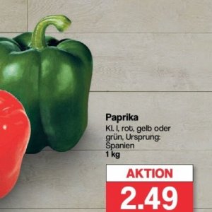 Paprika bei Famila Nord West