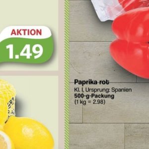Paprika bei Famila Nord West