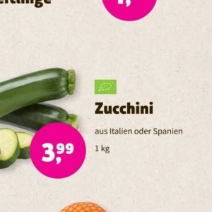 Zucchini bei BioMarkt