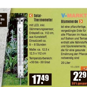 Thermometer bei V-Baumarkt