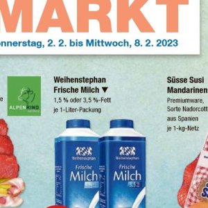 Milch bei V-Markt