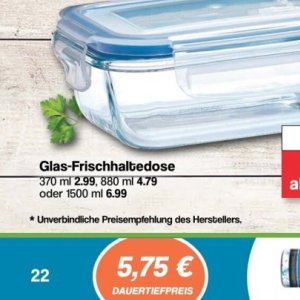 Glas bei Famila Nord West
