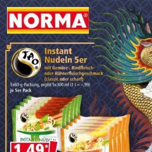 Nudeln bei Norma