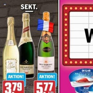 Sekt bei Hit