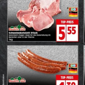 Schweinekotelett bei Elli Markt