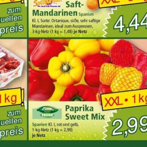 Paprika bei Norma