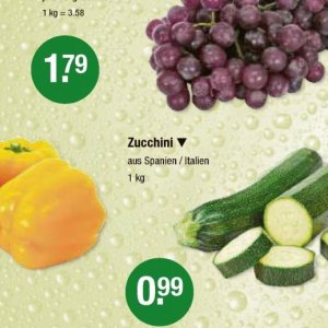 Zucchini bei V-Markt