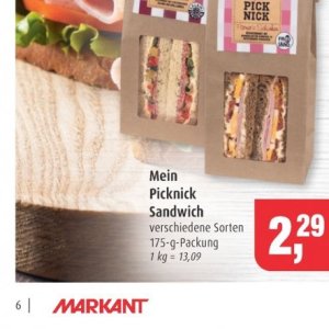 Sandwich bei Markant