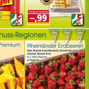 Erdbeeren bei Norma