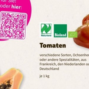 Tomaten bei BioMarkt