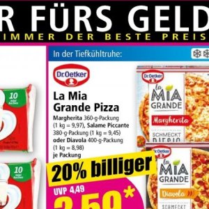 Pizza bei Norma