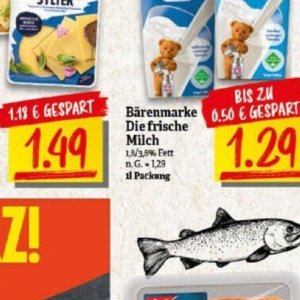 Milch bei NP Discount