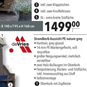 Strandkorb bei Citti Markt