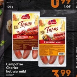 Chorizo bei Selgros