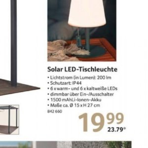 Tischleuchte bei Selgros