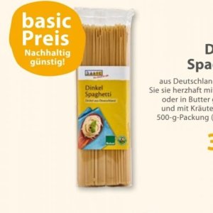 Spaghetti bei basic Bio