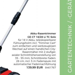 Trimmer bei Möbelpiraten