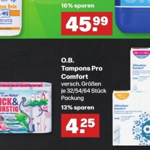 Tampons ob OB bei Handelshof