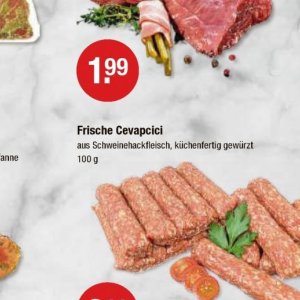 Cevapcici bei V-Markt
