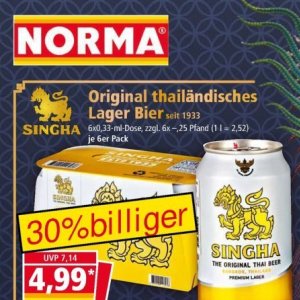 Bier bei Norma