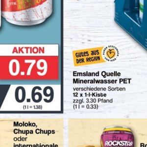 Mineralwasser bei Famila Nord West