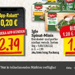 Spinat bei NP Discount