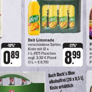 Limonade bei Edeka